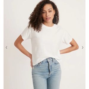 Marine Layer Lydia Textured Stripe Top